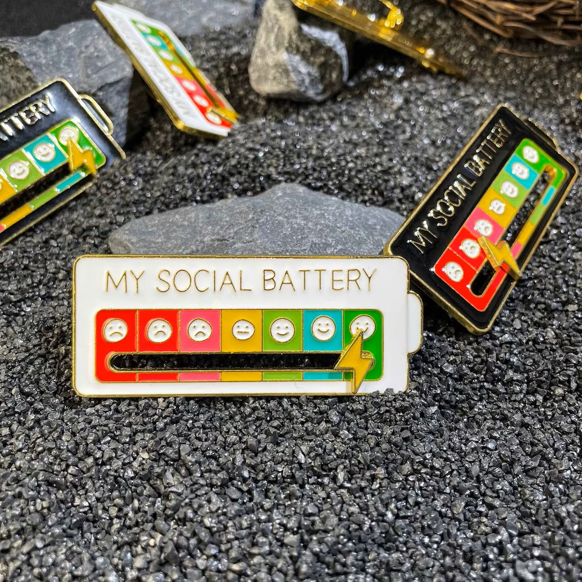 My Social Battery Pin