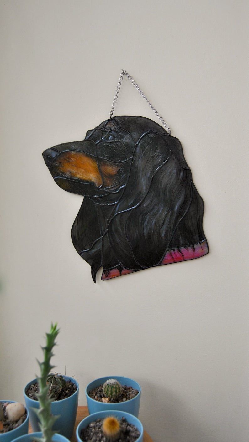 Large Dog Owner Gift Custom Glass Dog Mosaics, Made to order photo dog pet with hook, handmade pin personalized, pet memorial, Buy Ukrainian