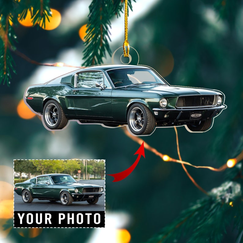 Personalized Car Photo Ornament For Christmas
