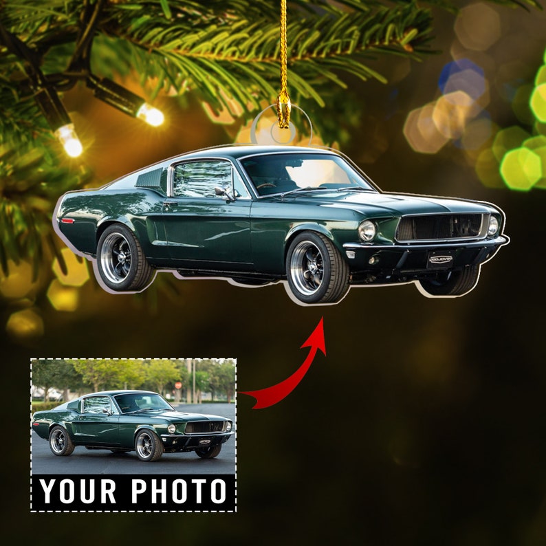 Personalized Car Photo Ornament For Christmas