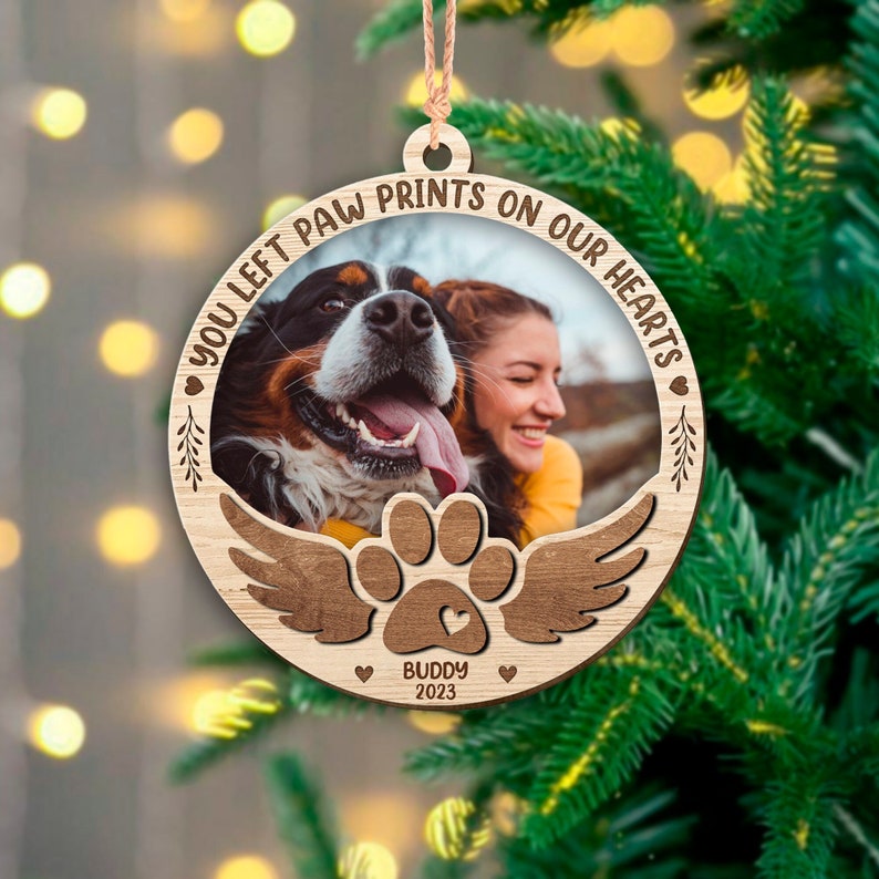 Custom Dog Photo Ornament