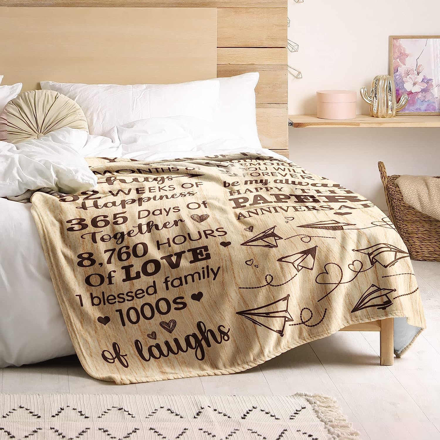 Customized Blanket for Wedding Anniversary