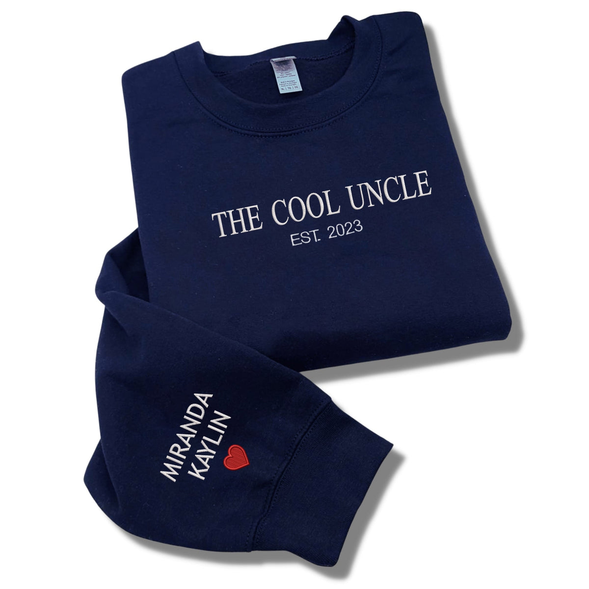 The Cool Dad EST 2023 Crewneck Embroidered