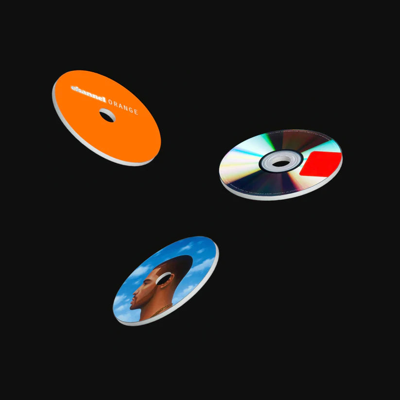 Disk Drive Record Player + Scented CD Albums