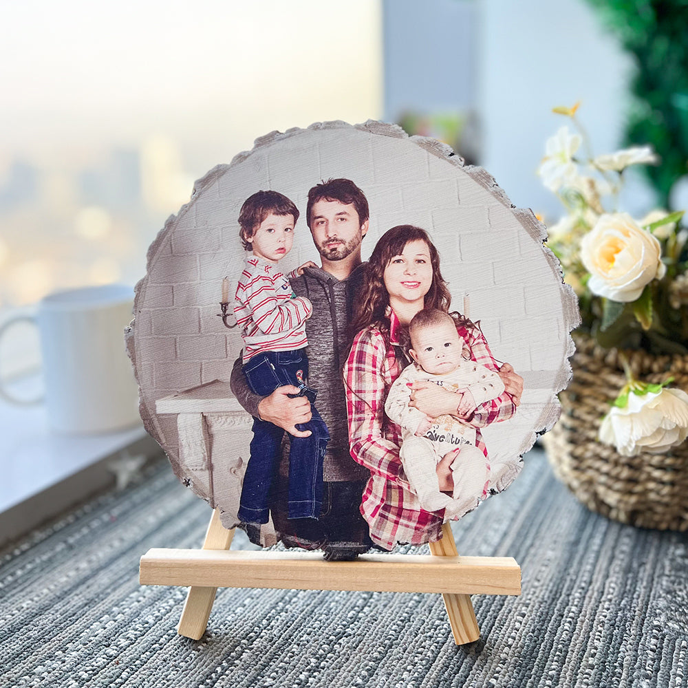 50%OFF ⭐️Custom Photo on Wood Valentine's Day Anniversary Gift