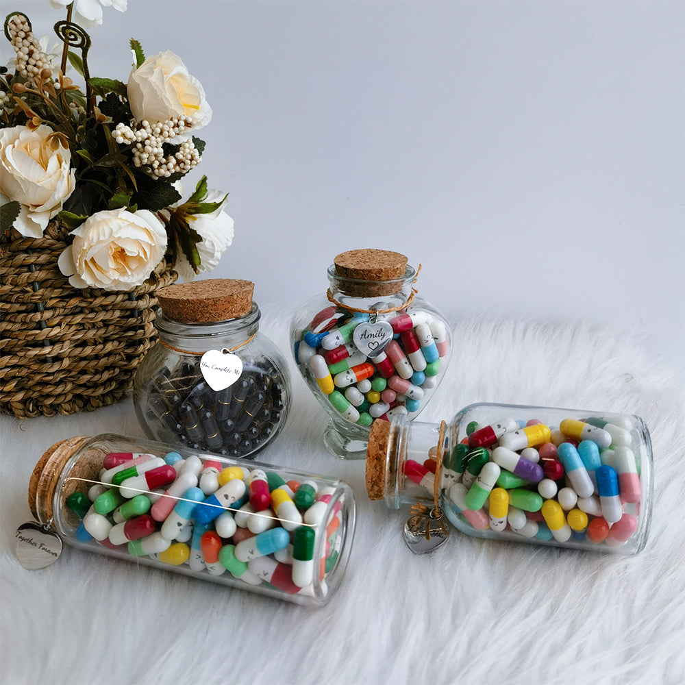 Capsule Letters Message In A Bottle (Mixed Color)-Family/Couple Gift🎁
