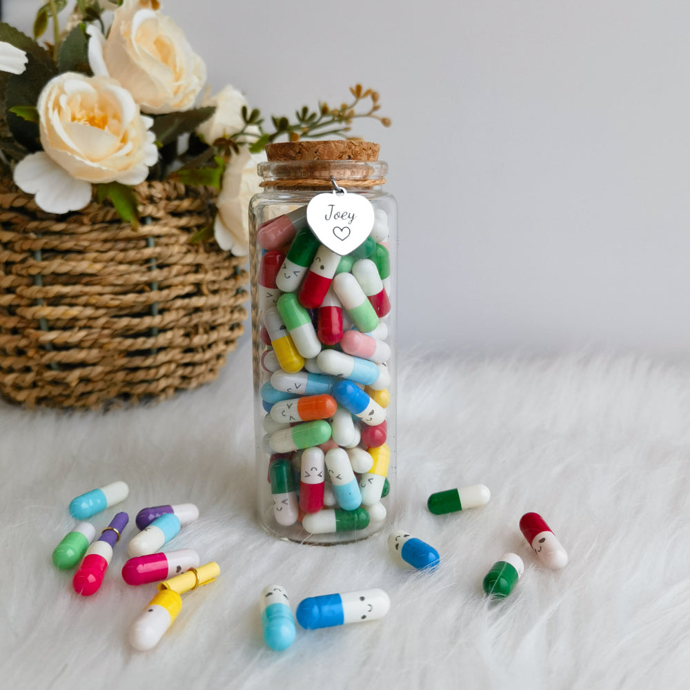 Capsule Letters Message In A Bottle (Mixed Color)-Family/Couple Gift🎁