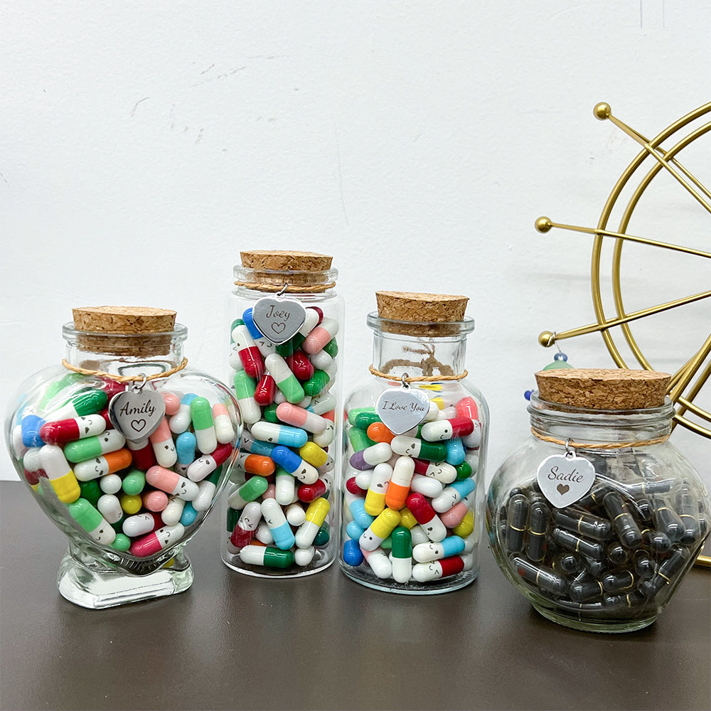 Capsule Letters Message In A Bottle (Mixed Color)-Family/Couple Gift🎁
