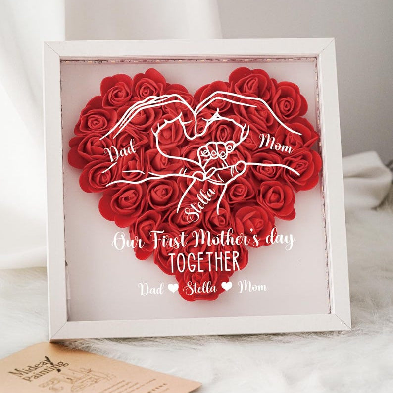 Personalized First Mother's Day Gift For New Mom Can Add Baby's Name
