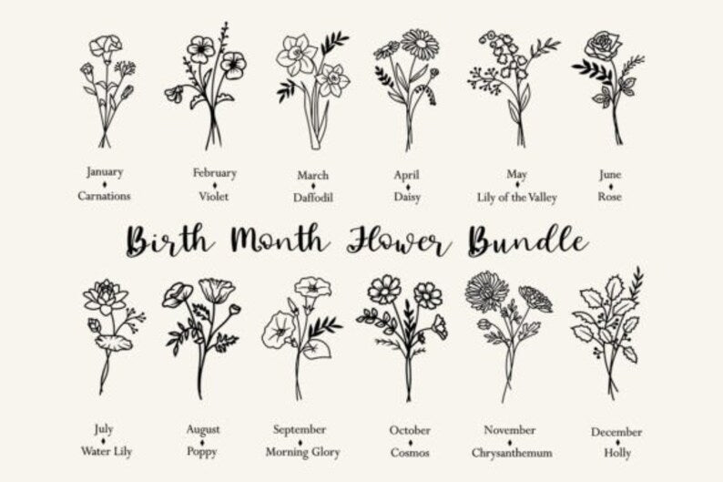 Framed Birth Month Flowers Sign, Grandma's Flower Garden Sign, Gift For Grandma, Birth Month Flower, Grandma Sign, Mother's Day Gift