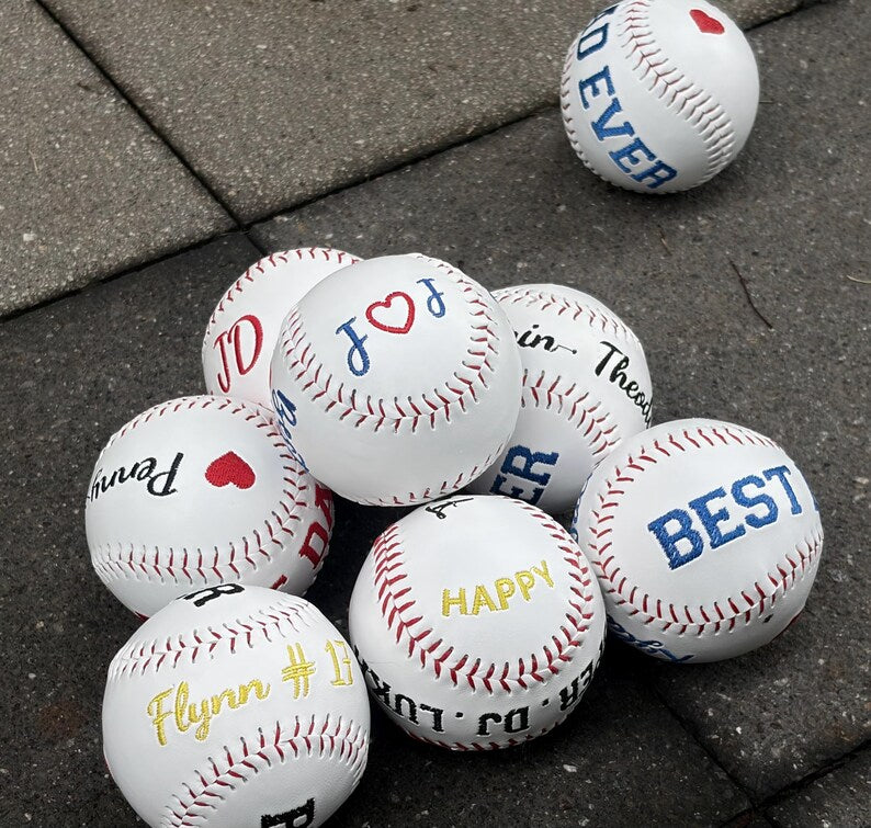 Custom Embroidered Sport Baseball & Softball - Father's Day Gift, Mother's Day Gift