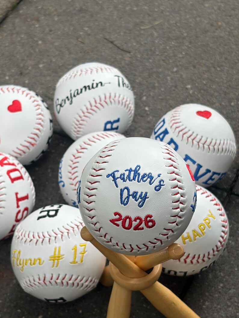 Custom Embroidered Sport Baseball & Softball - Father's Day Gift, Mother's Day Gift