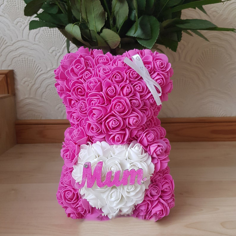 Rose Teddy Bear For Mother's Day Gift