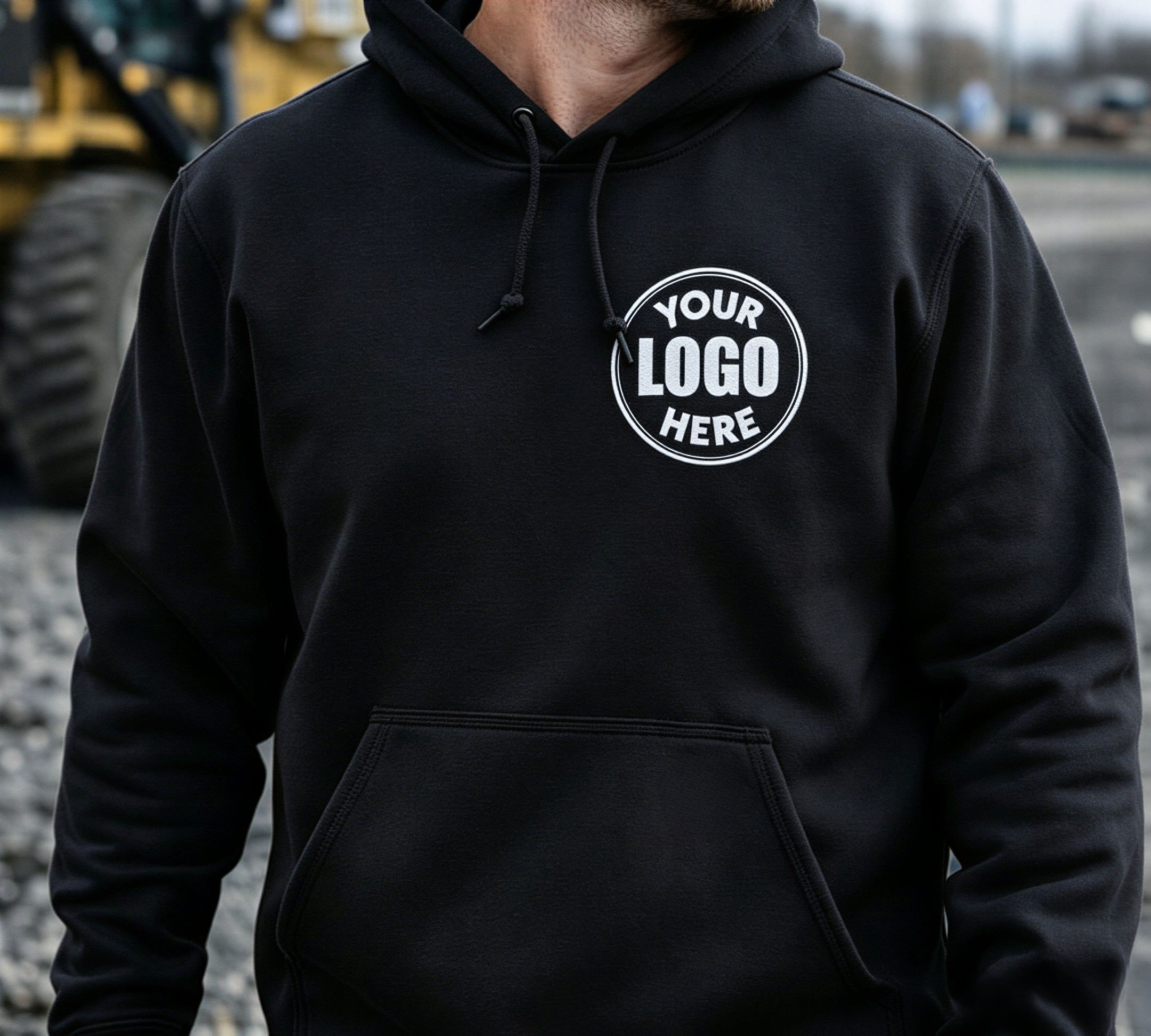Custom Embroidered Car Hoodie (Back Design)—The Perfect Gift For Car Enthusiasts, Boyfriends, Or Dads