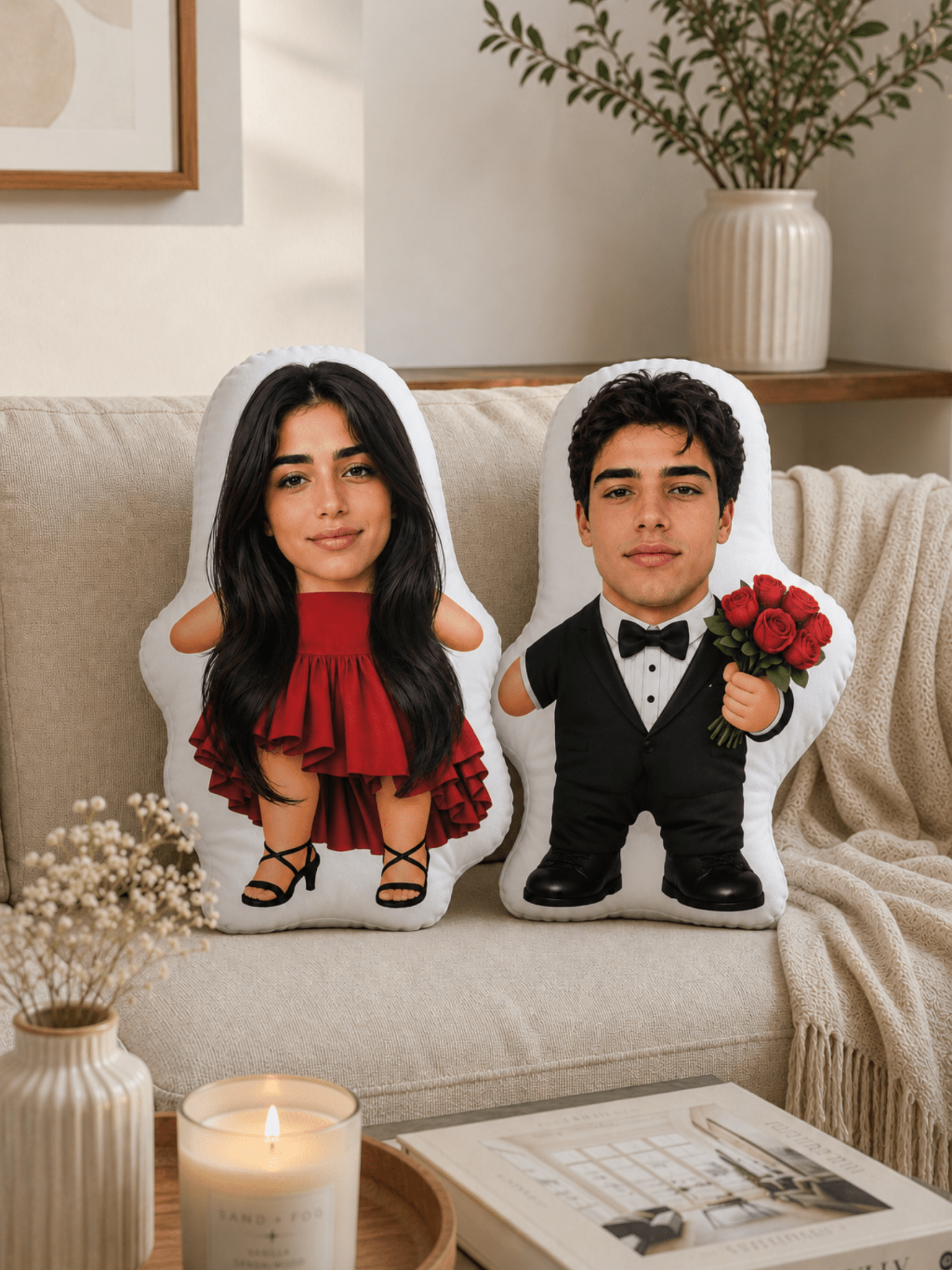 Boyfriend & Girlfriend Pillow