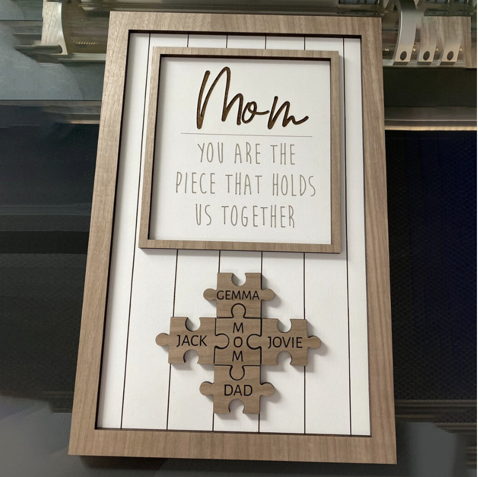 Wonderful personalized Wooden Puzzle Sign