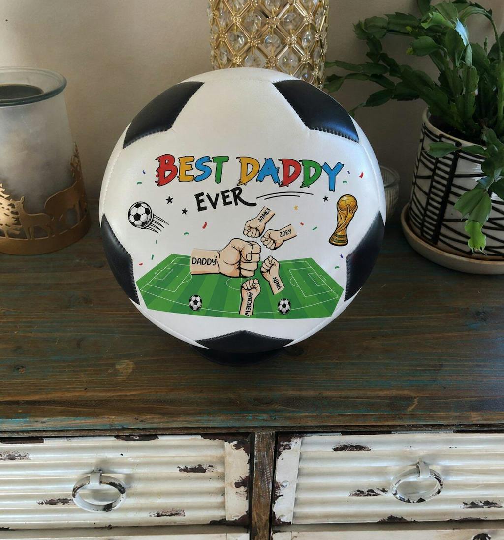 Football Dad - Personalized Custom Soccer Ball