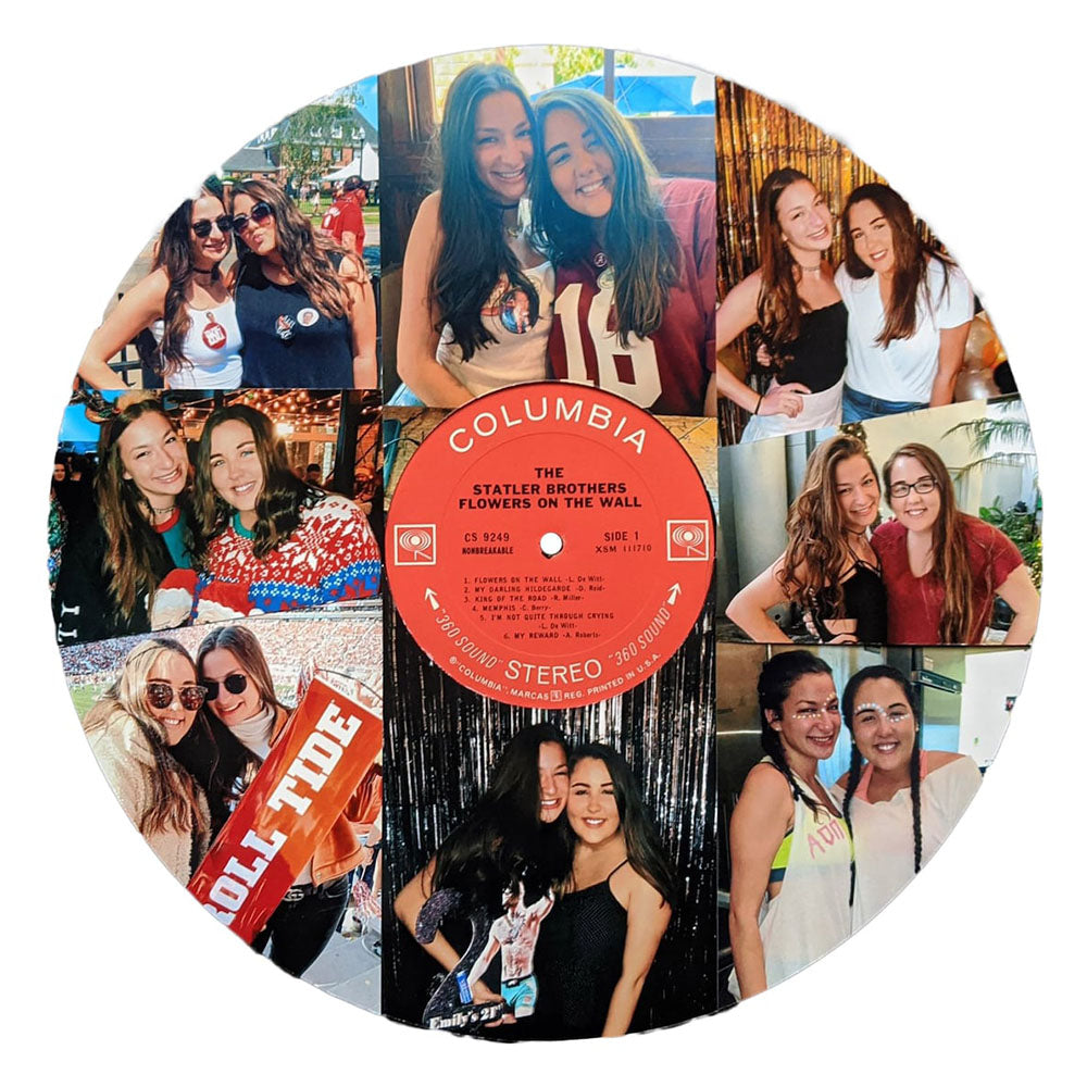 ⭐️Custom Vinyl Record Photo Collage