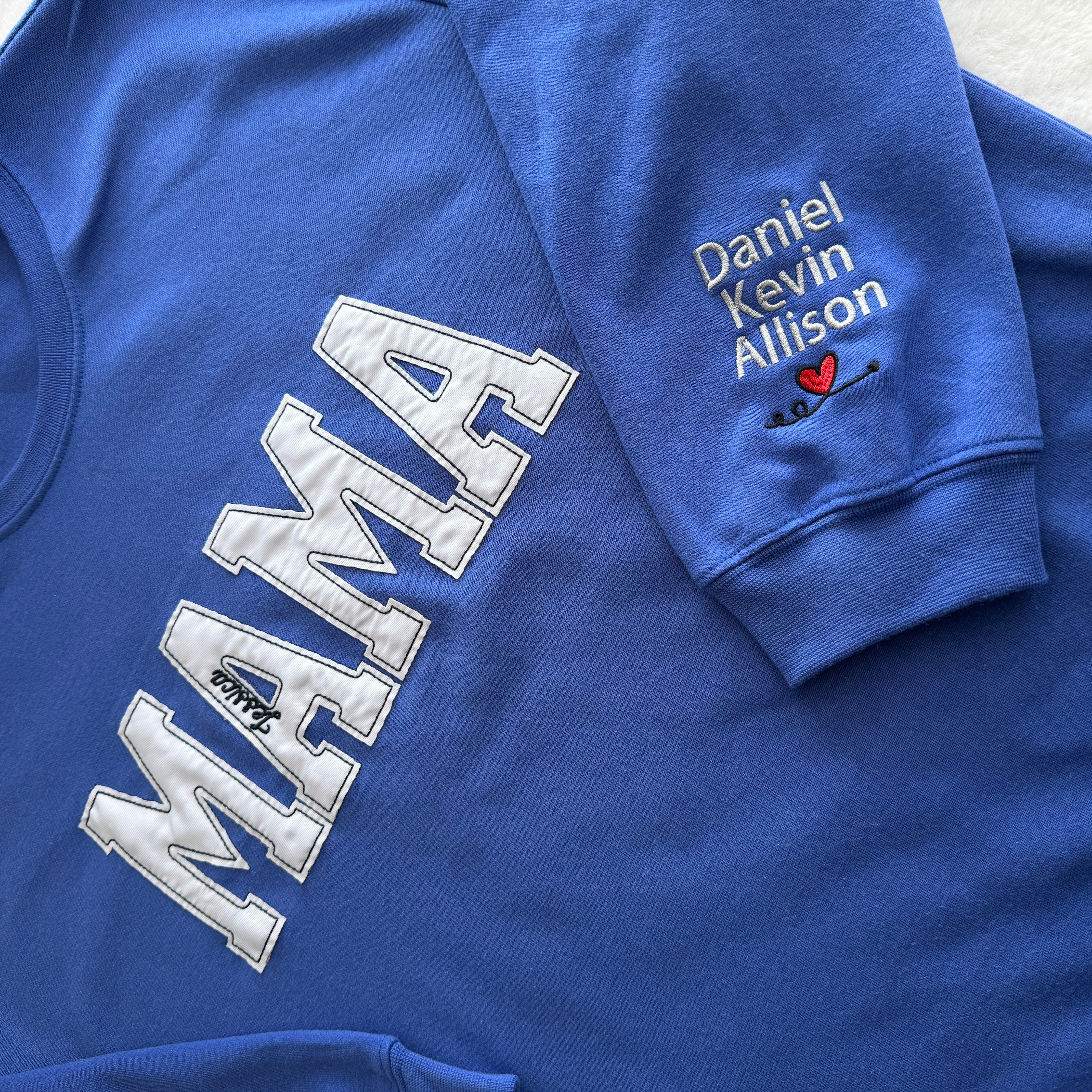 Personalized Mama Nickname Crewneck Sweatshirt