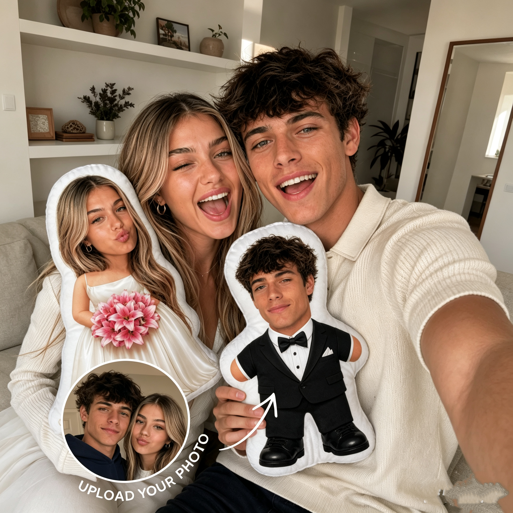 Groom & Bride Pillow