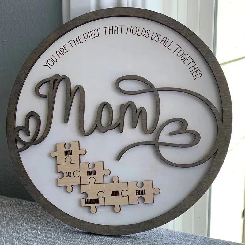 Wonderful personalized Wooden Puzzle Sign