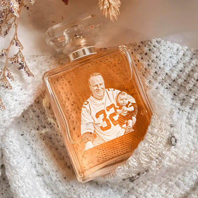 Custom Portrait Refillable Perfume Bottle – Mother's Day Gift