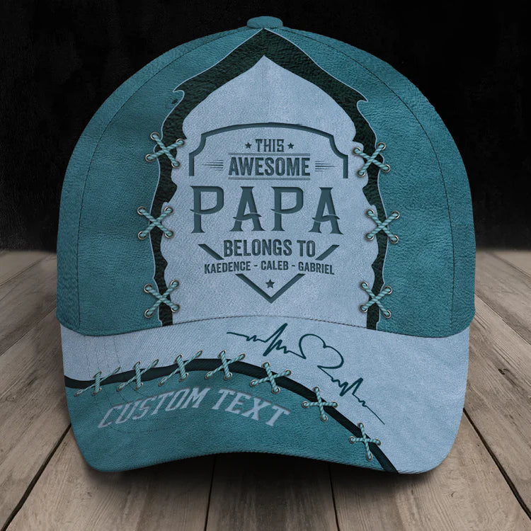 Custom this awesome papa belongs to Classic Cap