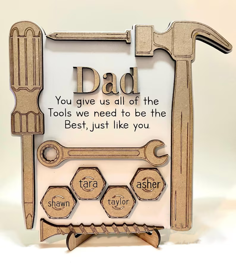 Father's Day Puzzle Sign Tools Bundle