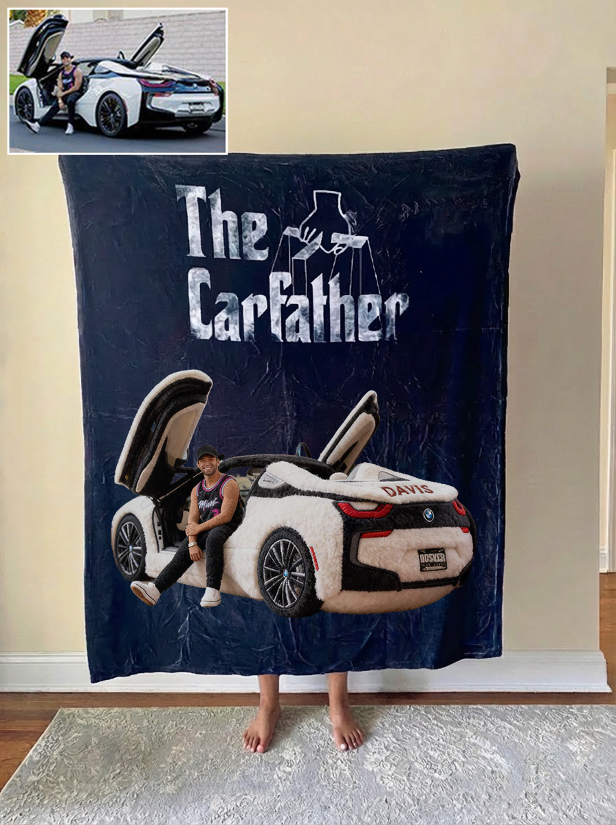 Carfather Custom Car Fleece Blanket
