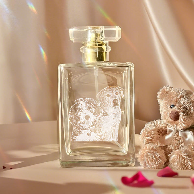 Custom Portrait Refillable Perfume Bottle – Mother's Day Gift