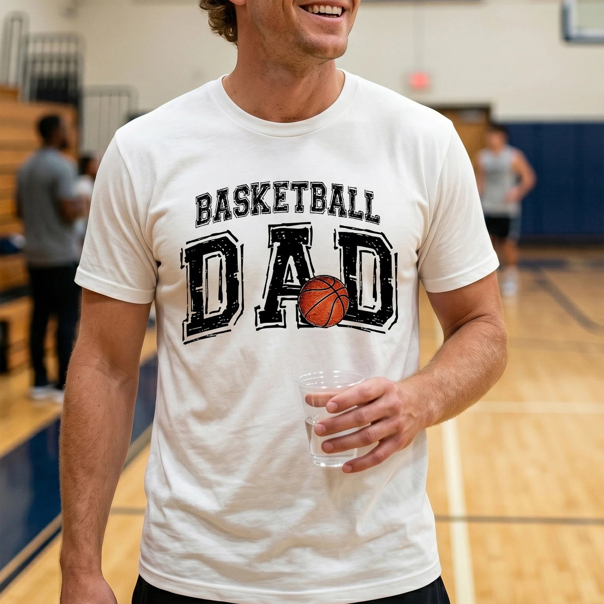 Custom Basketball Dad Shirt Personalized Father's Day Gift for Daddy