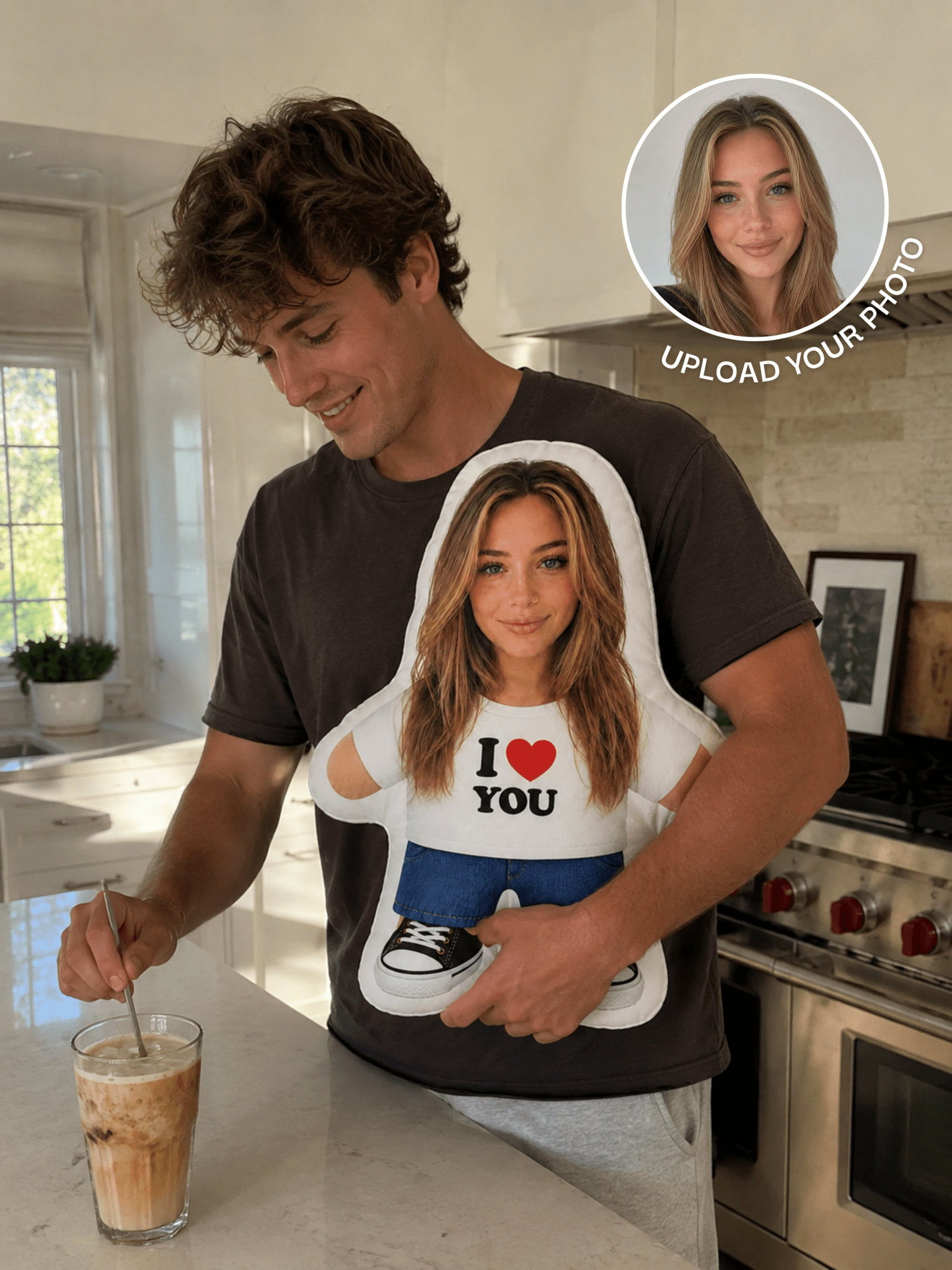 I Love You Photo Pillow
