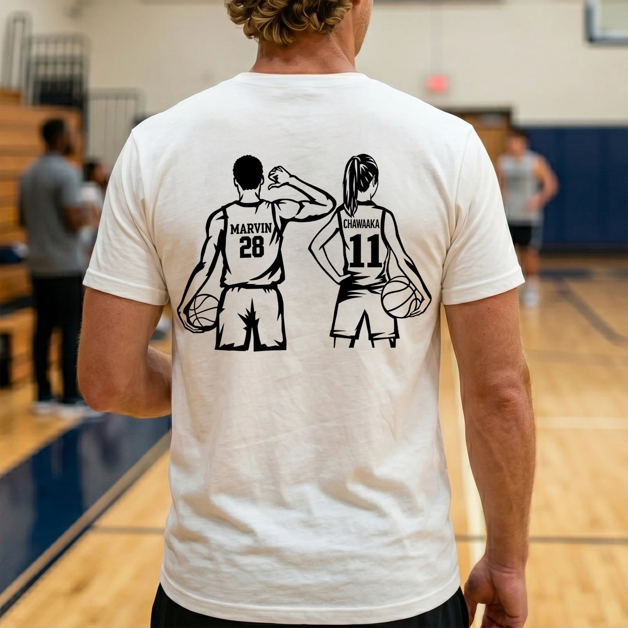 Custom Basketball Dad Shirt Personalized Father's Day Gift for Daddy
