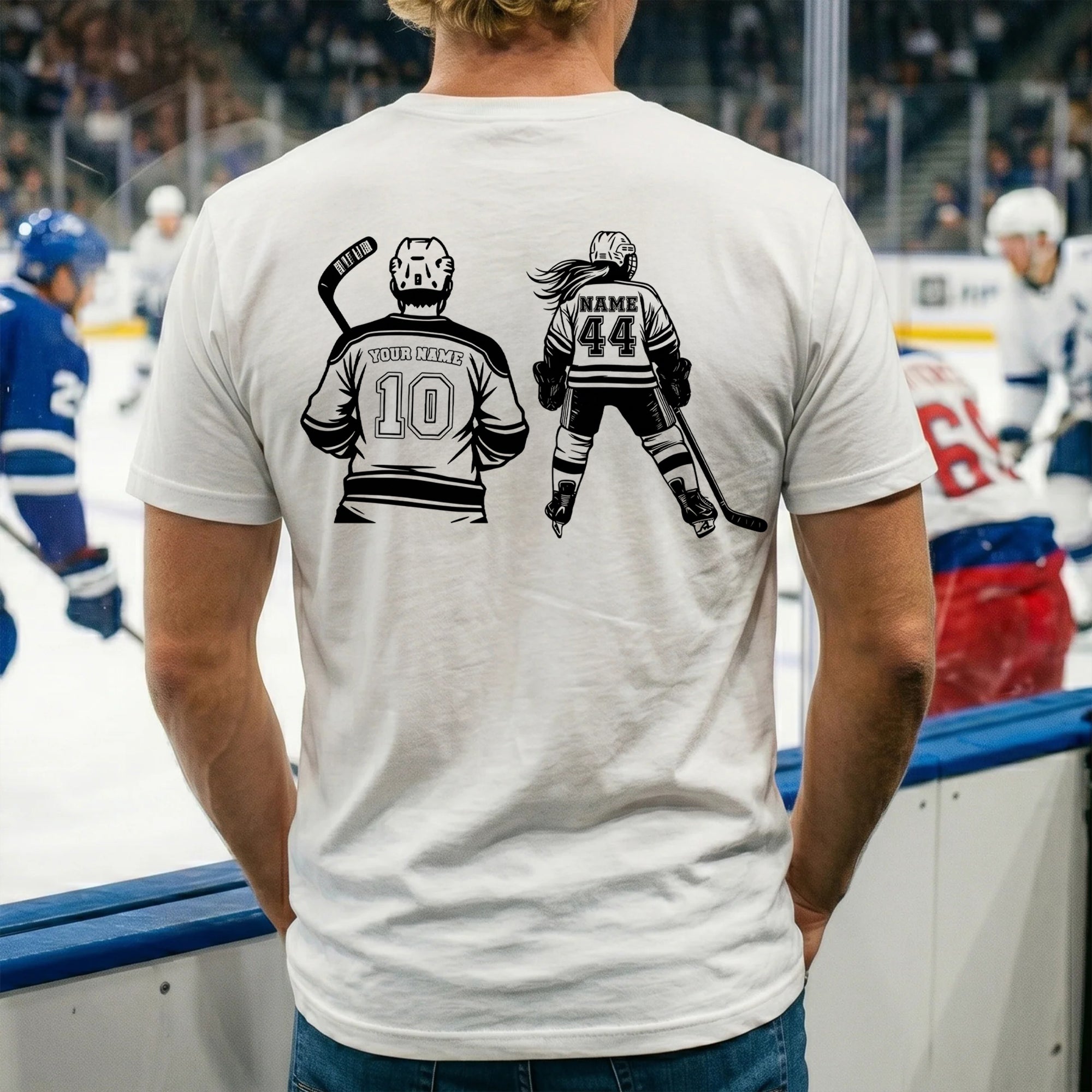 Custom Hockey Dad Shirt Personalized Father's Day Gift for Daddy