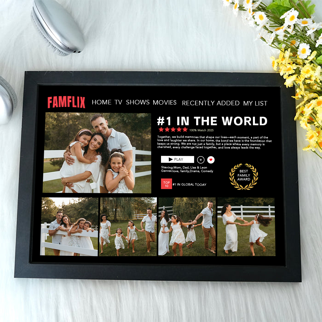 Custom Momflix Movie Photo Frames, The Best Gift For Mom, Dad, Family, And Loved Ones In 2026