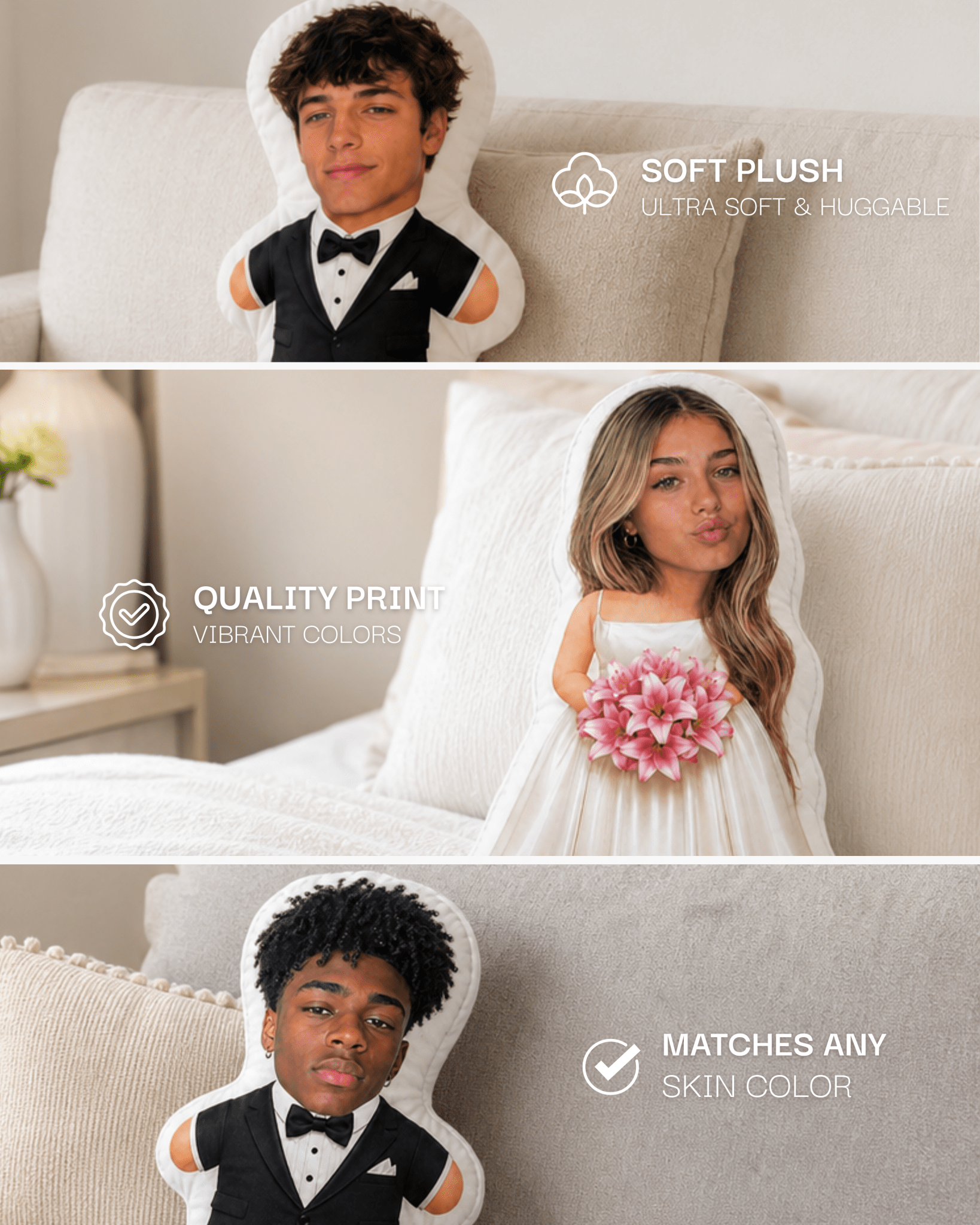 Groom & Bride Pillow