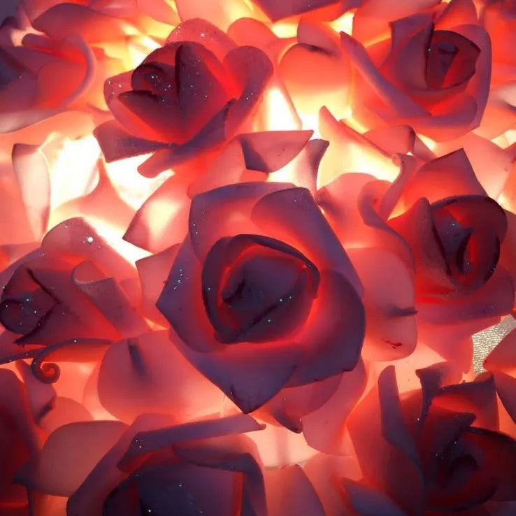 Custom Rose Bouquet Lamp Night Light Decoration for Home Valentine's Day Wedding
