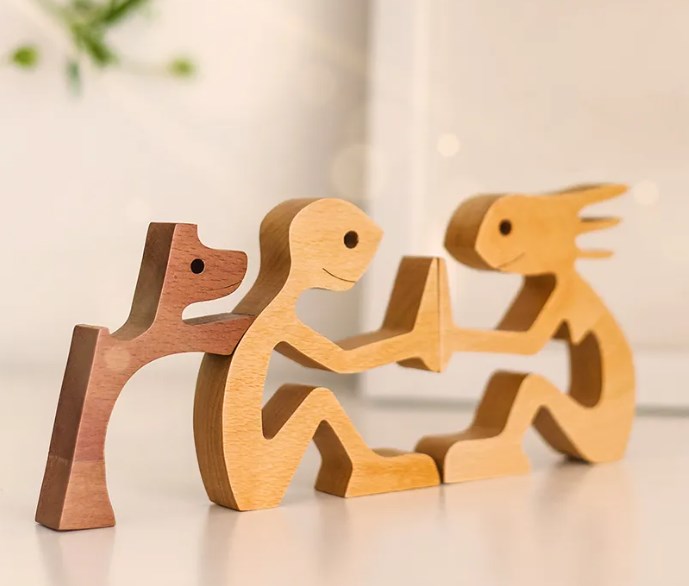 Personalized Custom Wooden Pet Carvings - The Love Between You And Your Pet