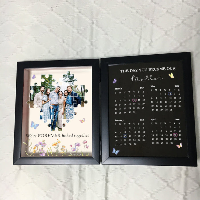 Custom The Day You Became Our Mum Puzzele Photo Frame