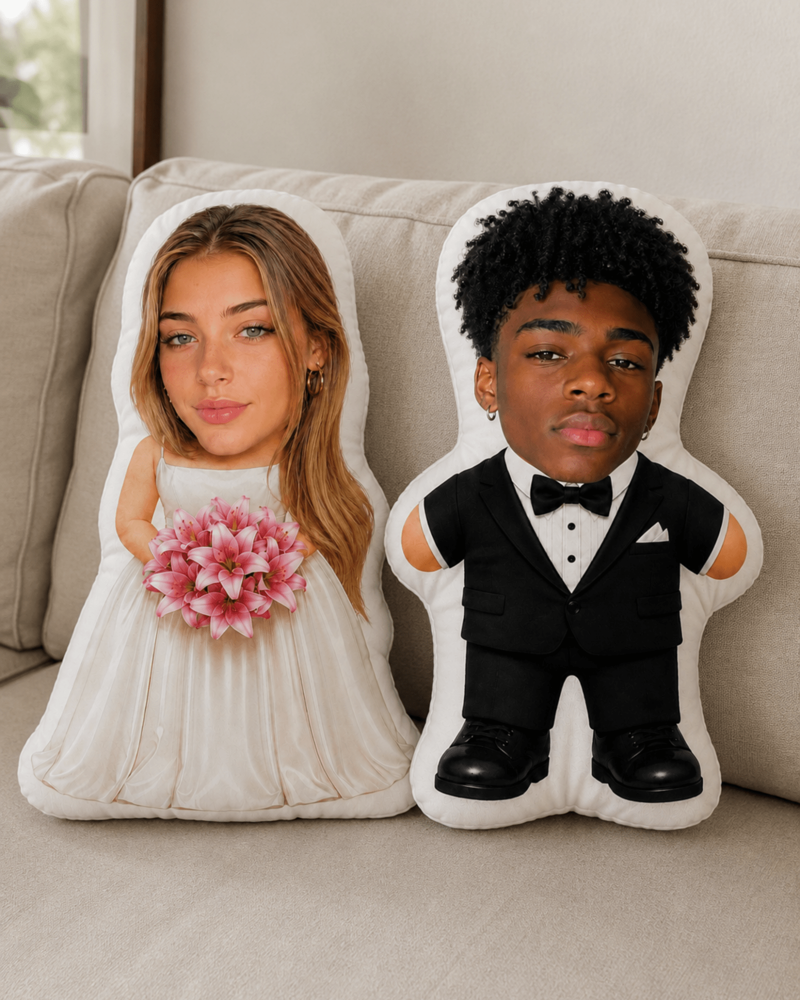 Groom & Bride Pillow