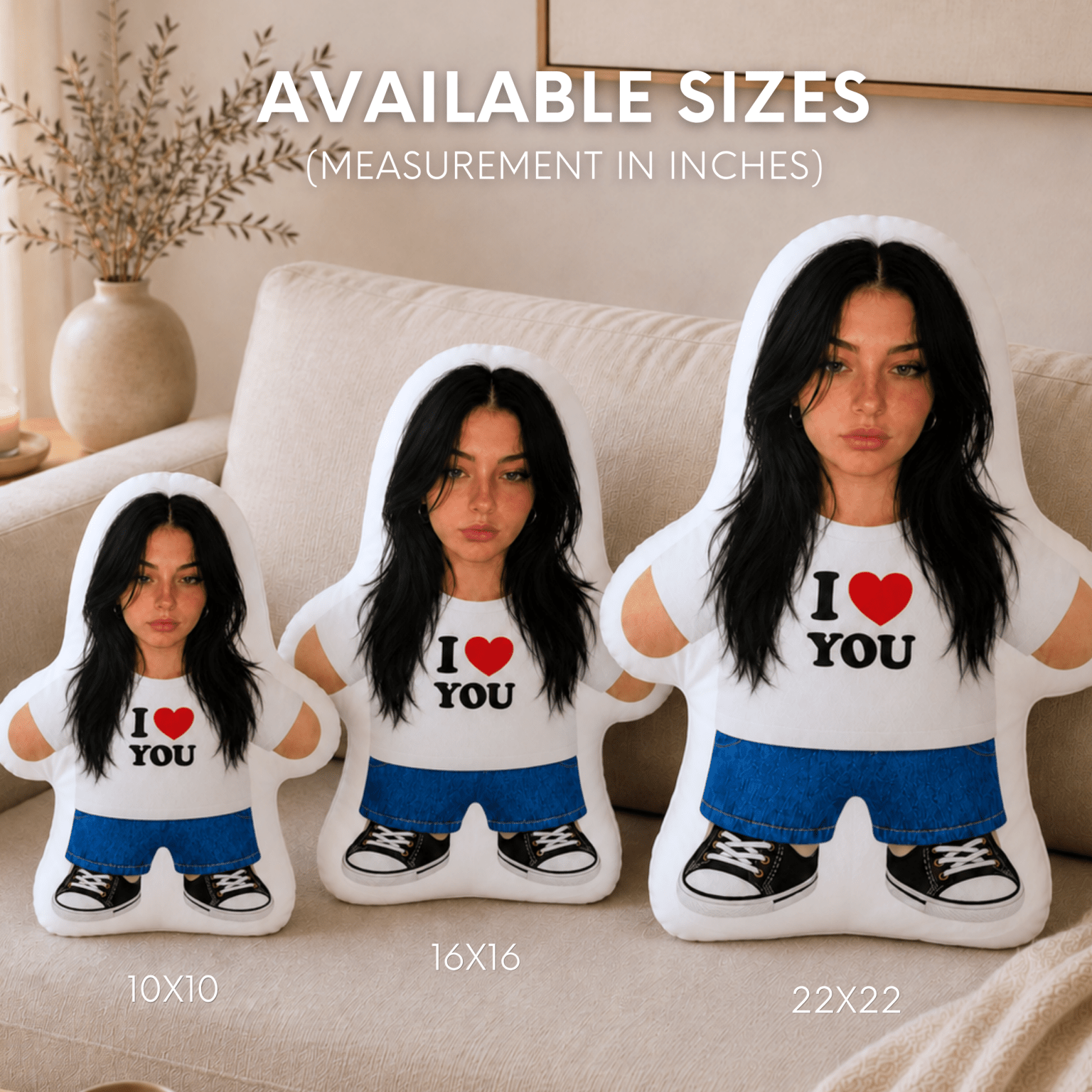 I Love You Photo Pillow