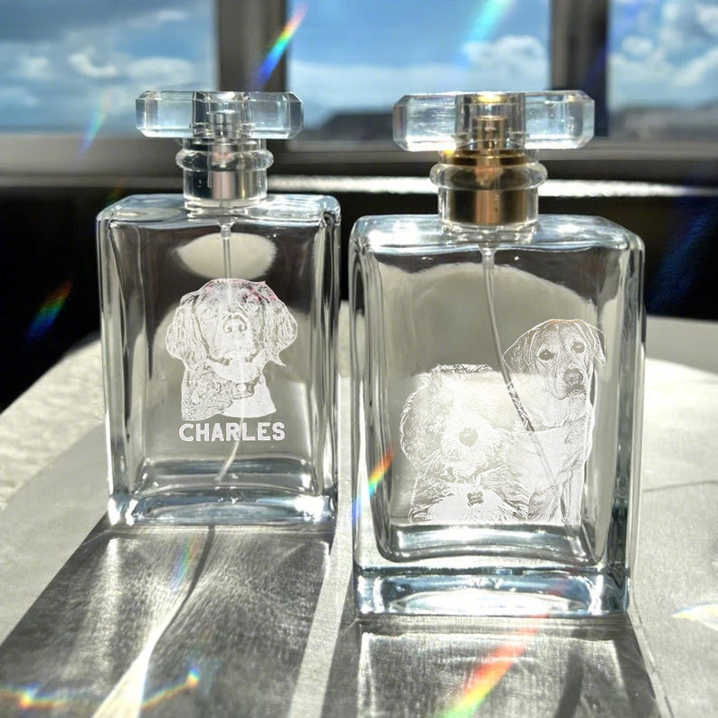 Custom Portrait Refillable Perfume Bottle – Mother's Day Gift