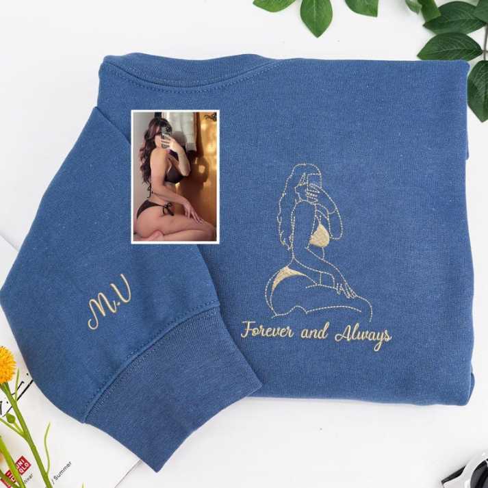 Spicy Custom embroidered Hoodie-Romantic Anniversary Keepsake Gift🍑