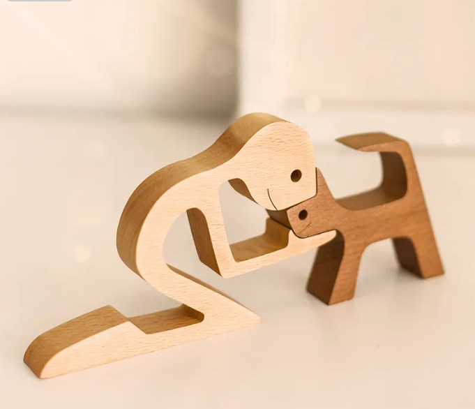 Personalized Custom Wooden Pet Carvings - The Love Between You And Your Pet