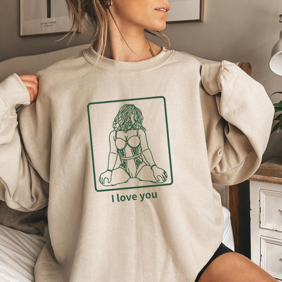 Spicy Custom embroidered Hoodie-Romantic Anniversary Keepsake Gift🍑