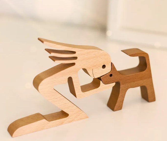 Personalized Custom Wooden Pet Carvings - The Love Between You And Your Pet