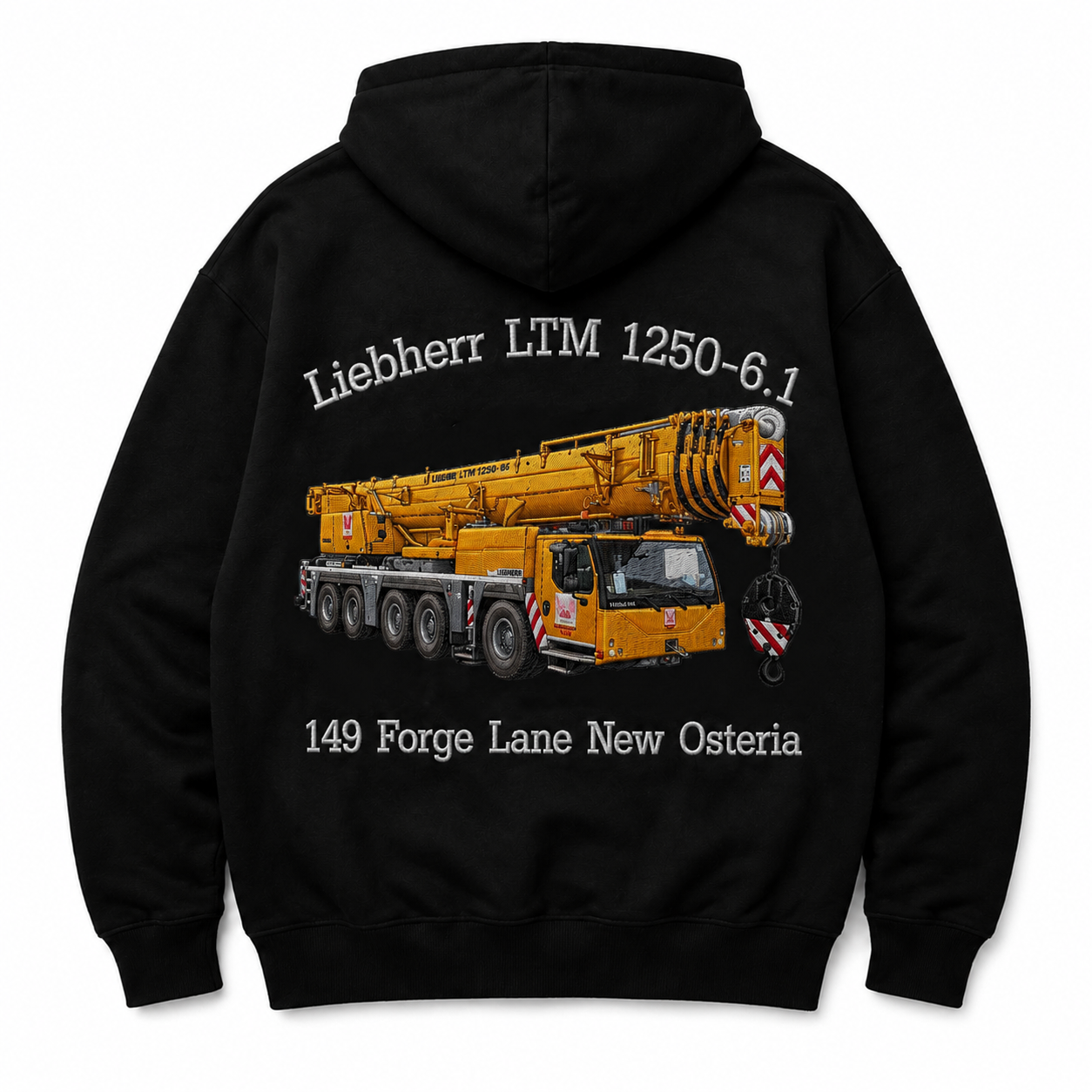 Personalized Truck Driver Hoodie – Custom Embroidered Big Rig Sweatshirt with Your Truck & Fleet Name – Gift for Truckers, Dads & Road Legends