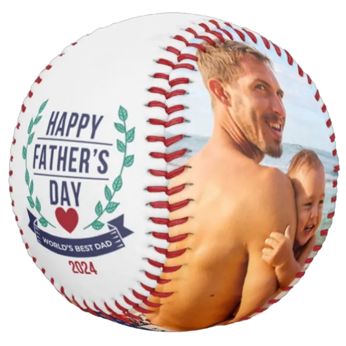 Personalized Photo Baseball - Father's Day Baseball Gifts for Baseball Lovers