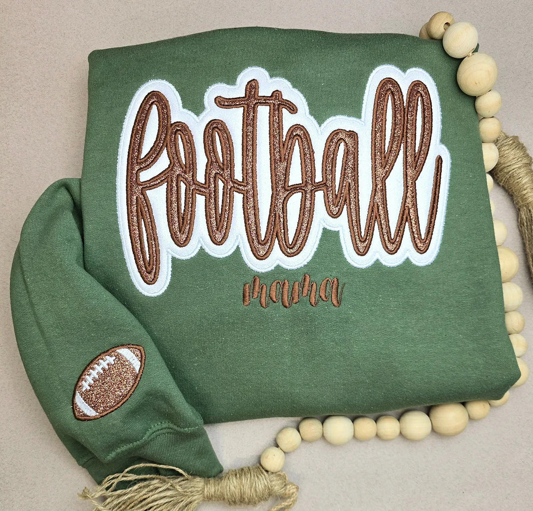 Customized Balls Glitter Sweatshirt，Gifts For Sports Lovers, Mama Sweatshirt