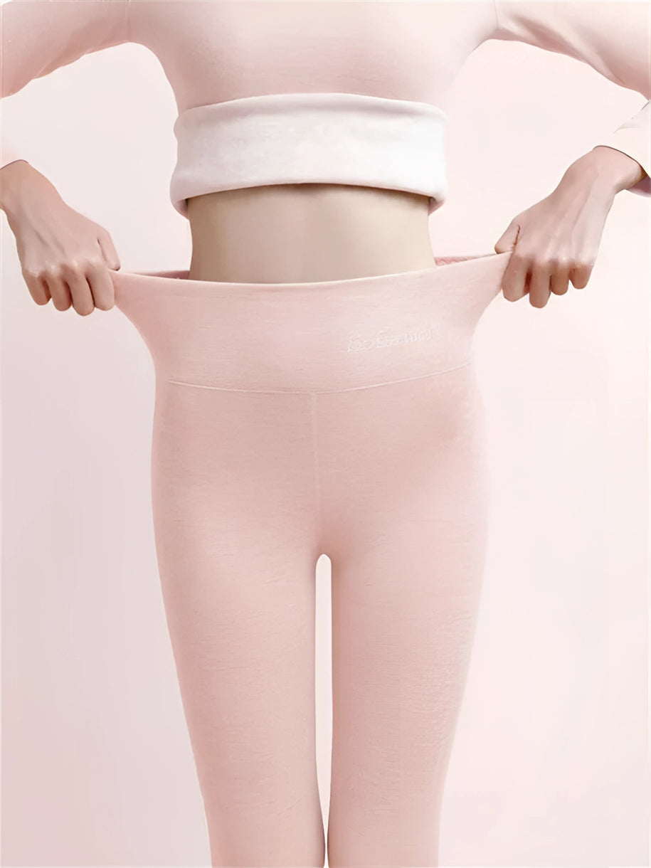 Basics Fleece Lined High Waist Skinny Soft Clouds Leggings MustPride®